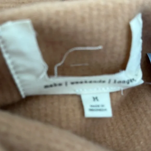 Madewell Loungewear Rust Cowlneck Sweatshirt, NWOT - Picture 7 of 7